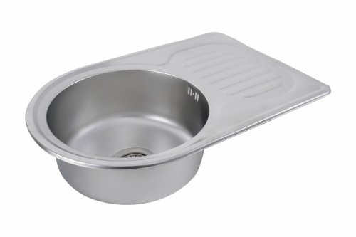 Кухонная мойка из нержавеющей стали Platinum САТИН 6745 (0,8/180 мм)