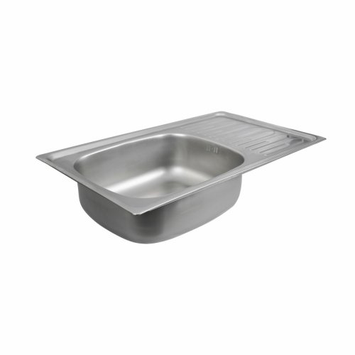 Кухонная мойка из нержавеющей стали Platinum САТИН 7645 (0,8/180 мм)