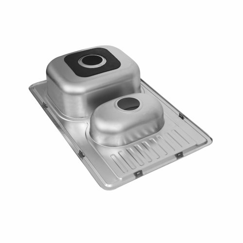 Кухонная мойка из нержавеющей стали Platinum САТИН 7850D (0,8/180 мм)