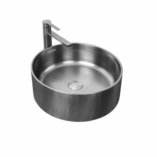 Умывальник Platinum Handmade PVD черный 380x380 мм