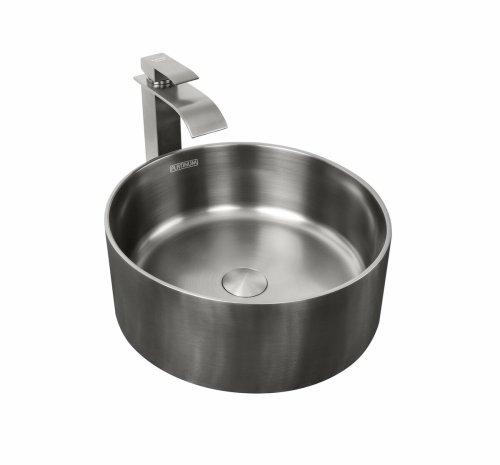 Умывальник Platinum Handmade PVD черный 380x380 мм