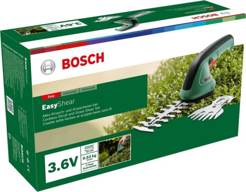 Секатор-кущоріз Bosch EasyShear, 3.6В, 1х1.5Ач (0.600.833.303)