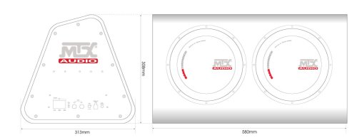 Активный сабвуфер MTX RTP8x2