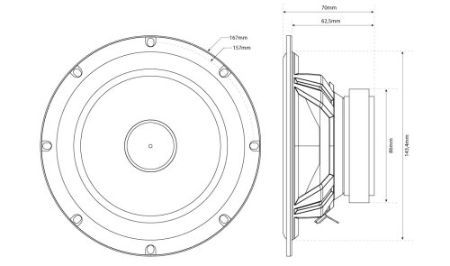 Компонентная акустика MTX TX265SX