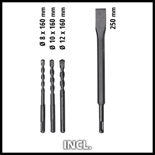 Перфоратор электрический Einhell TC-RH 620 4F Kit (4257992)