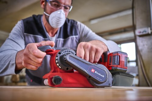 Шлифмашина ленточная аккумуляторная Einhell TP-BS 18/457 Li BL - Solo (4466270)