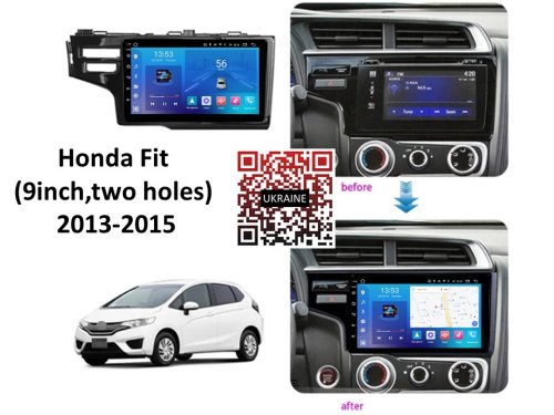 Штатная магнитола FORS.auto FS 2 PRO для Honda FIT (Two holes) 2013-2015