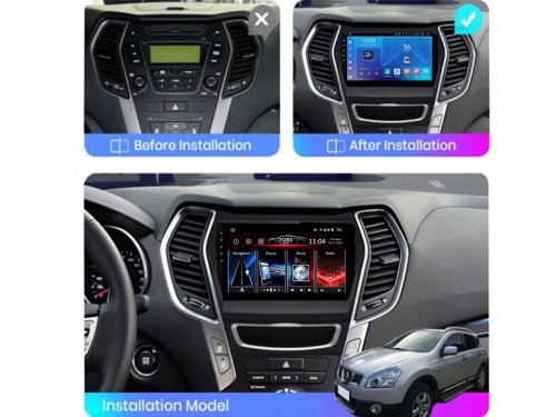 Штатная магнитола FORS.auto FS 2 PRO для Hyundai Santa Fe/IX45 (2+32Gb, 9") 2012-2017