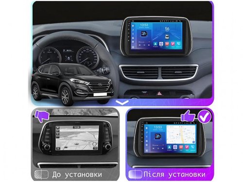 Штатная магнитола FORS.auto FS 2 PRO для Hyundai Tucson/IX35 (2+32Gb, 9") 2018-2019