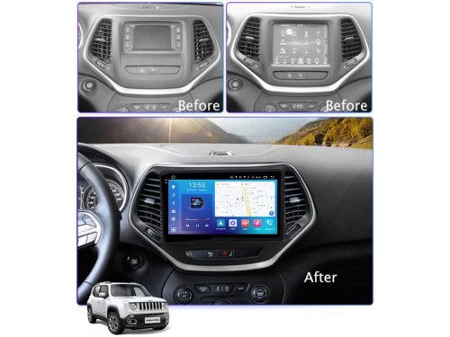 Штатная магнитола FORS.auto FS 2 PRO для Jeep Cherokee (2+32Gb, 10") 2014-2017