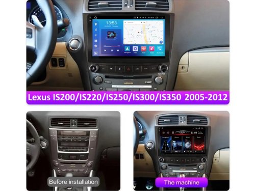 Штатная магнитола FORS.auto FS 2 PRO для Lexus IS200/IS220/IS250/IS300/IS350 (2+32Gb, 10") 2005-2012