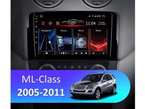 Штатная магнитола FORS.auto FS 2 PRO для Mercedes Benz ML-Class (W164) 2006-2011