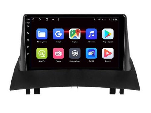 Штатная магнитола FORS.auto FS 2 PRO для Renault Megane 2 (9 inch) 2003-2009