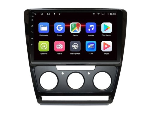 Штатная магнитола FORS.auto FS 2 PRO для Skoda Superb (Manual AC) 2010-2014