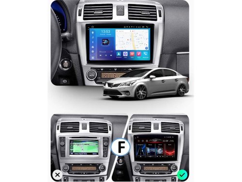 Штатная магнитола FORS.auto FS 2 PRO для Toyota Avensis (2+32Gb, 9") 2011-2015