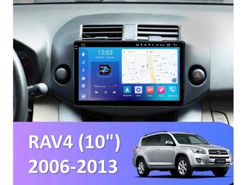 Штатная магнитола FORS.auto FS 2 PRO для Toyota RAV4 (2+32Gb, 10") 2006-2013