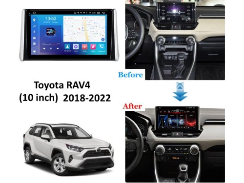 Штатна магнітола FORS.auto FS 2 PRO для Toyota RAV4 (2+32Gb, 10") 2018-2022