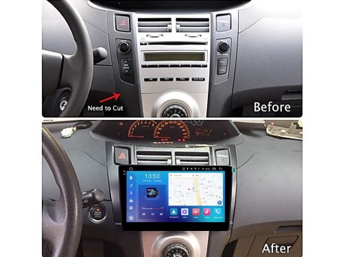 Штатна магнітола FORS.auto FS 2 PRO для Toyota Yaris (2+32Gb, 9") 2008-2011