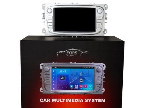 Штатная магнитола FORS.auto FS 2 ULTRA для Ford Focus/Mondeo/S-Max/C-Max/Kuga/Fiesta/Fusion (2+32Gb, 7", silver) 2007-2011