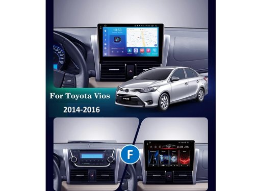 Штатна магнітола FORS.auto FS 4 PRO для Toyota Vios (4+64Gb, 10") 2014-2016
