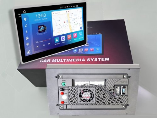 Штатная магнитола FORS.auto FS 4 PRO для Toyota Yaris (4+64Gb, 10", silver) 2006-2009