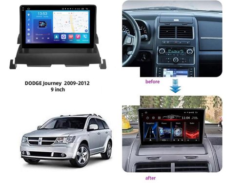 Штатна магнітола FORS.auto FS 6 MAX для Dodge Journey (6+128Gb, 9") 2009-2012