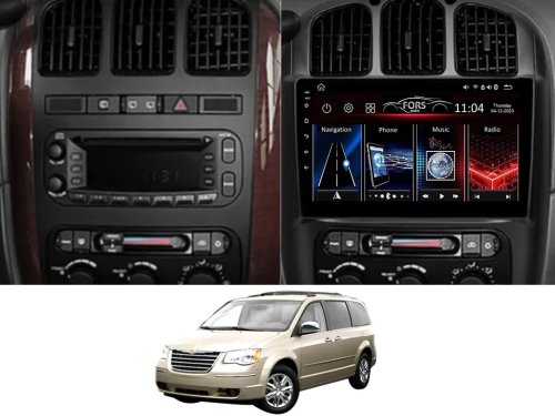 Штатная магнитола FORS.auto M300 для Chrysler Grand Voyager (3+32Gb, 10") 2006-2012
