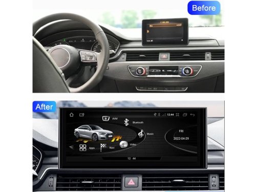 Штатна магнітола FORS.auto для Audi A4 (4+32Gb, 12.3’’) 2017+