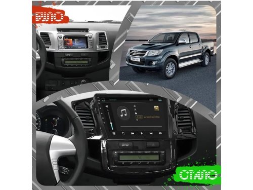 Штатна магнітола FORS.auto М300 для Toyota Hilux (3+32Gb, 9", Auto AC) 2011-2015