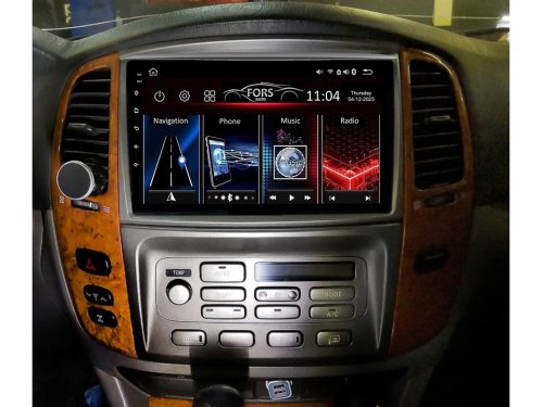 Штатная магнитола FORS.auto М300 для Toyota Land Cruiser 100 VX-R (3+32Gb, 10") 2003-2007