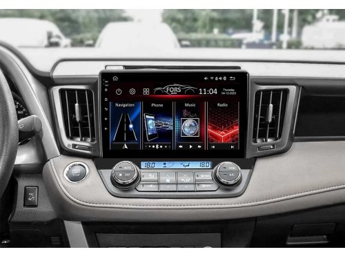 Штатна магнітола FORS.auto М300 для Toyota RAV4 (3+32Gb, 10") 2013-2017