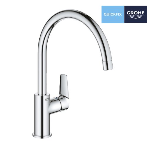 Смеситель для кухни Grohe QuickFix StartEdge 30529001 с дозатором Authentic 40537000 (30529005)