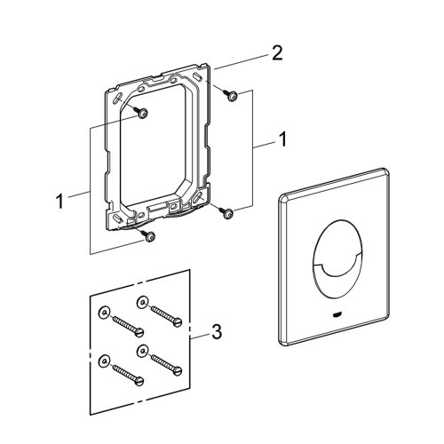 Панель смыва для унитаза Grohe QuickFix Start 38964SH0