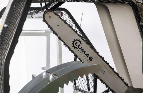 Полуавтоматическая машина для резки и раскола дров Lumag SSA500EH-PRO