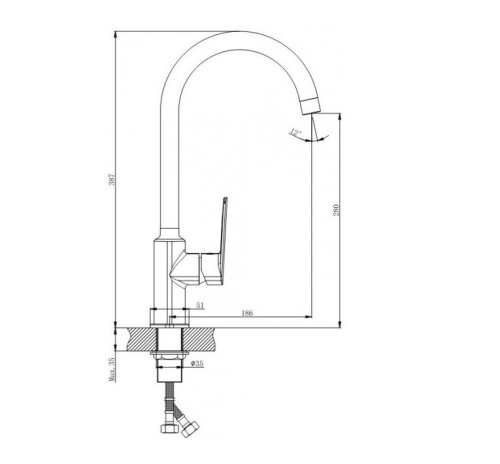 Смеситель для кухни Koller Pool STYLE SL0500