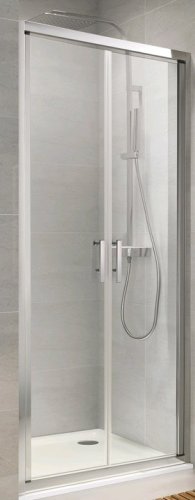 Душевые двери Koller Pool NEON двухсекционные 900x1900 мм стекло grape (ND90G)