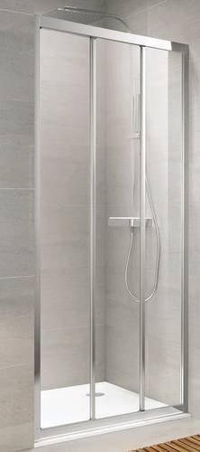 Душевые двери Koller Pool TREND трехсекционные 900x1900 мм стекло grape (TT90G)