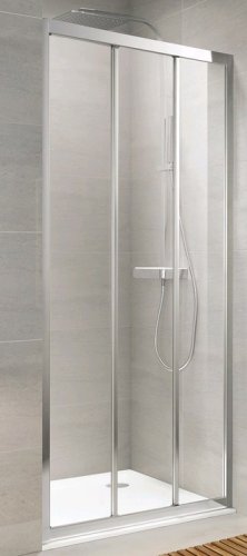 Душевые двери Koller Pool TREND трехсекционные 900x1900 мм стекло grape (TT90G)