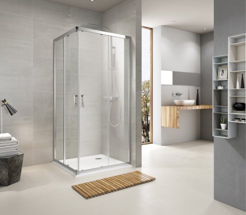 Душова кабіна Koller Pool GRACE квадратна 900x900x1900 мм скло прозоре (G90SC)