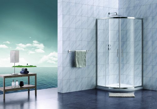 Душевая кабина Koller Pool STYLE полукруглая 900x900x1900 мм стекло прозрачное (S90RC)