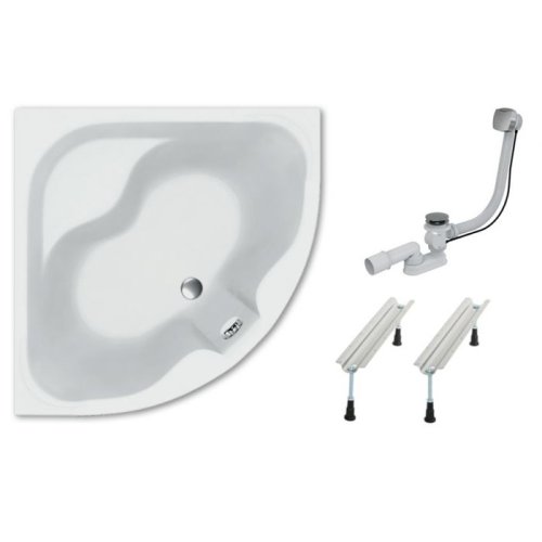 Ванна Koller Pool Atlanta 150 + сифон + ножки (ATLANTA150X150+WBW0070+A55K (KP))