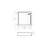 Поддон Koller Pool Grace акриловый 80x80, квадратный (GRACE80S)