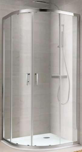 Душевая кабина Koller Pool ROUND полукруглая 900x900x1900 мм стекло прозрачное (R90RC)