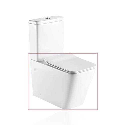 Напольный унитаз Koller Pool KVADRO с сиденьем Soft-close без бачка (KR-0675-RC-C)