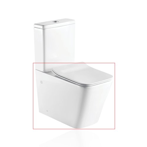 Напольный унитаз Koller Pool KVADRO с сиденьем Soft-close без бачка (KR-0675-RC-C)