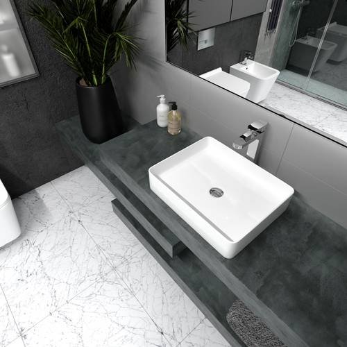 Умывальник на столешницу Koller Pool KVADRO 510х405 мм (KR-0510-WB)