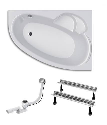 Ванна Koller Pool KARINA 170X110 P+сифон+ножки (BTKA170110P+WBW0001+B70CМMA-57)