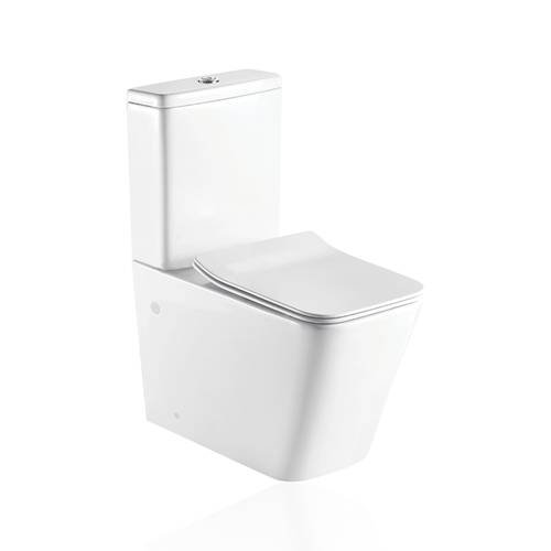 Напольный унитаз Koller Pool KVADRO с сиденьем Soft-close + бачок (KR-0675-RC-C+KR-0675-RC-T)