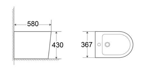 Біде підлогове Koller Pool ORION (OR-0580-FS)
