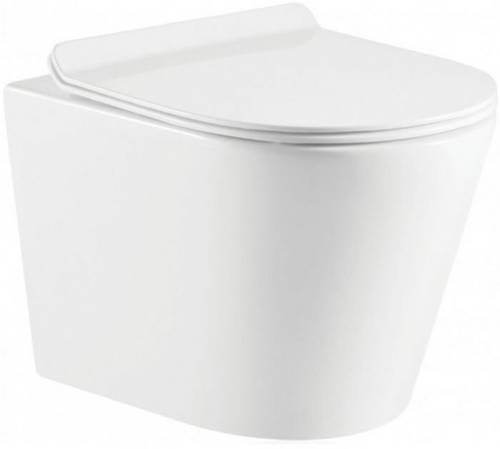 Инсталляция AlcaPlast 4в1 AM101/1120 с хромированной круглой кнопкой M671 + подвесной унитаз ORION (AM101/1120-4:1 M671-0001 + OR-0515-RW)